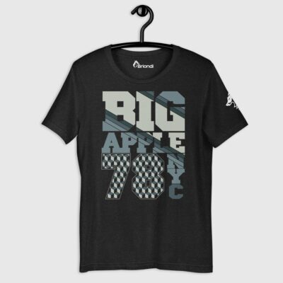 Briondi Big Apple 78 T-Shirt unisex-staple-t-shirt black heather front