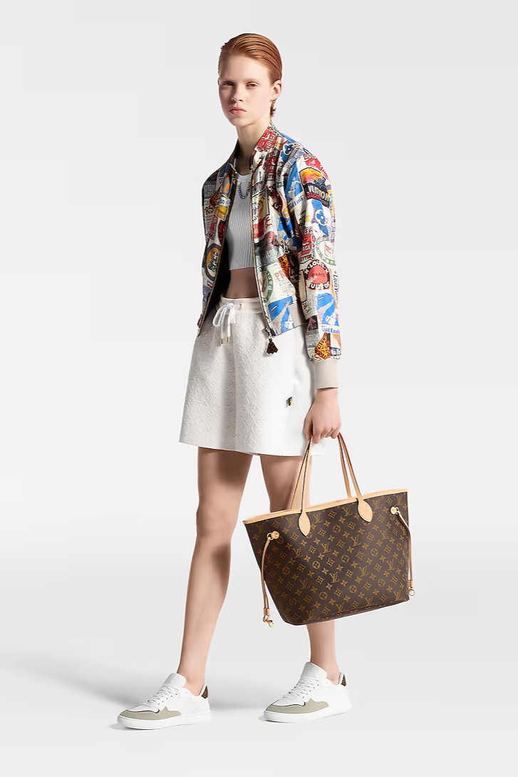 Women Hanging a Lv Neverfull mm bag for Grandparents Day | Briondi